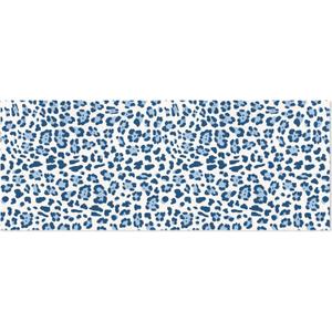 OTVEE Classic Blue Leopard Wrapping Papers, Gift Wrapping Paper Rolls, 5 Rolls, 58 * 23 inch Per Roll, Gift Wrap Wrapping Papers for Birthday, Bridal, Baby Showers, Valentine's Day, Morther's Day
