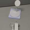 Belkin MagSafe 2-in-1 Wireless Charging Stand for Apple iPhone 16, iPhone 15, iPhone 14, & iPhone 13 Series & AirPods - MagSafe Fast Charging Station for Multiple Devices - White