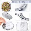 Weysat 10 Pcs Christian Compact Mirror Gifts for Women Bible Verse Metal Round Pocket Makeup Mirrors Bulk Inspirational Religious Church Party Favors for Women Nurse(Rose Gold, Silver)