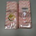 2 x YAOSHENG Paper Straws for drinking, 100 Pack Striped paper straws for Party Supplies,Birthday,Wedding,Bridal/Baby Shower,Juice, shakes,Smoothies,cocktail (Pink)