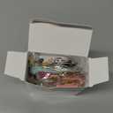 6 Pack Floral Canvas Small Coin Purse Mini Change Purse Coin Pouch Cash Wallet for Men Women Credit Card Lipstick(Fresh Color)