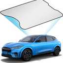 Glass Roof Sunshade Compatible with Ford Mustang Mach-E Accessories 2025 2024 2023 2022 2021, Heat Insulation Sunroof Sun Shade Blocks 99% UV