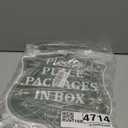 Package Deliveries Sign Please Place Packages In Box Signs Delivery Instructions Sign 10" x 10" With 28" Long Metal Stakes Aluminum Leave Box Signal