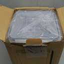 PRAKI Large Airtight Food Storage Containers 5.2L / 195oz, 4pcs Pantry Kitchen Organizers and Storage for Flour, Sugar, Baking Supplies, BPA Free, Plastic Flour Containers with 20 Labels & Maker (Black)