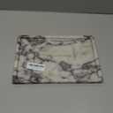 Real Luxurious Natural Marble Vanity Tray Genuine Marble Storage Tray for Home Decor Stone Tray for Bathroom/Kitchen/Vanity/Dresser,Plate Holder for Tissues, Candles, Towel (12" x 8" x 0.7", Calacatta Viola)