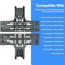 Upgraded WPW10546503 Dishwasher Top Rack Adjuster Compatible with Kitcheneaid Dishwasher Parts Upper Rack, Includes W10546503 W10195840 W10195839 W10250160 Part for Whirlpool kenmore Dishwasher, 8 PCS