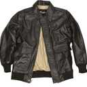 Crafter Men's Classic A2 Aviator WWII Flying Tiger Leather Jacket - Pilot Bomber Leather Jacket With Shirt Collar For Men (Brown, XL)