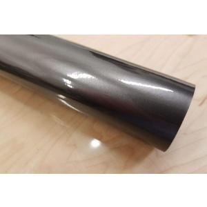 Premium Super Gloss Glossy Metallic Vinyl Film Wrap Car Sticker Air Bubble Free + Free Tool Kit (Gray, 48" x 60" / 4FT x 5FT)