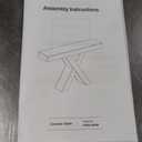 LITTLE TREE Narrow Console Table, 55-Inch Farmhouse Entryway Table, X-Shaped Couch Table Behind Sofa for Living Room, Entryway, Entrance, Foyer, Hallway, Rustic Brown