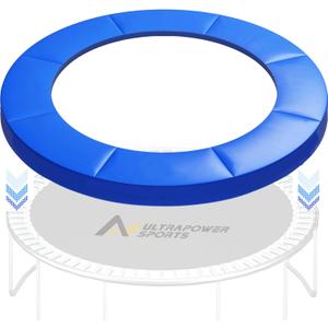 Trampoline Pad Replacement 14 FT Trampoline Replacement Safety Pad 14FT Trampoline Spring Cover Waterproof UV Resistant Tear Resistant Surround Spring Foam Cover for Round Frame No Hole for Pole Blue