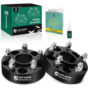 YHTAUTO 5x4.5 Hub Centric Wheel Spacers 1.5 Inch Compatible with Chrysler Dodge Models, 300, Challenger, Charger, Magnum, Tire Spacers M14x1.5 Studs, 71.5mm Hub Bore 5 Lug 2PCS Black YHTAUTO 5x4.5 Hub Centric Wheel Spacers 1.5 Inch Compatible with Chrysler Dodge Models, 300, Challenger, Charger, Magnum, Tire Spacers M14x1.5 Studs, 71.5mm Hub Bore 5 Lug 2PCS Black