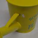Small Indoor Watering Can - Gardening Gifts for Women -Sometimes I Wet My Plants- 1.6 L - Cute Watering Can for Gardeners - Yellow Galvanized Metal