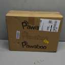 Pawaboo 2026 Upgraded Dog Ramp for Couch, Foldable Small Dog Ramp for Sofa, 4 Adjustable Height from 13'' to 21", Portable Stable Pet Step with Non-Slip Pad, Pet Ramps Use for Couch Stairs,Grey Purple