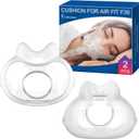 2 Packs Full Face CPAP Mask Cushion (M) for ResMed Airfit F30, Highlights Minimal Contact & Leak-Free Seal, Compatible with Original F30 Frame - F30 Mask Medium Accessories - Only Cushion Included