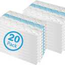 20 Pack VACMOP Disposable Hard Floor Vacuum and Mop Pad Refills for Shark Pro VM252 VM251 VM250 VM200 VC205 QM250 VM190 VM200P12 VMP30 Vacuum Cleaner Replacement Parts