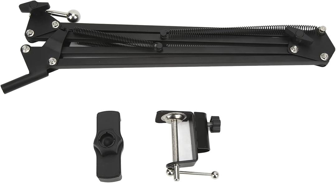 Phone Holder for Live Streaming | Ergonomic Flexible Arm with Sturdy Clamp | Adjustable Phone Stand for Desk/Bedroom/Kitchen | Easy Install Mobile Bracket for Video Watching