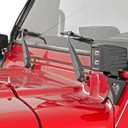Rough Country Lower Windshield LED Bracket for 1997-2006 Jeep Wrangler TJ - 6003