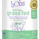 Bubs 365 Day Grass Fed Infant Formula with Iron, Cow Milk-Based Powder for Infants 0-12 Months, Made with Non-GMO Milk, 20 oz (EXP 09/12/27)