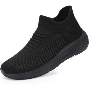 SHULOOK Womens Slip on Walking Shoes Comfort Lightweight Breathable Sock Shoe Non-Slip Mesh Casual Fashion Tennis Running Sneakers
 9.5