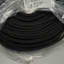 Sasylvia 300 ft 1/4 in Irrigation Tubing Soaker Hose System, Rubber and PE Material, Porous Drip Line for Watering Hydroponics Vegetable Beds, Black