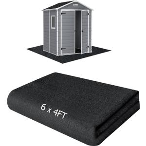Outdoor Storage Shed Floor Mat, 6 * 4FT Waterproof Washable Garden Flooring Pad with Non Slip Backing, Soft Furniture Patio Covering Carport dust Oil Mat-Tool Shed, Storage Shed Not Included Outdoor Storage Shed Floor Mat, 6 * 4FT Waterproof Washable Garden Flooring Pad with Non Slip Backing, Soft Furniture Patio Covering Carport dust Oil Mat-Tool Shed, Storage Shed Not Included