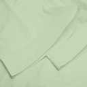 Bioweaves 100% Organic Cotton Pillow Cases 300 Thread Count Soft Sateen Weave GOTS Certified  Standard/Queen Size, Set of 2, Pastel Green