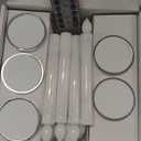 LED Flameless Window Candles With Remote Timer Sliver Base 10 PCS Battery Operated Flickering Taper Candle Lights With Removable Sliver Candle Holders Best Gift For Xmas Wedding Home Dinner Dcor (Silver)