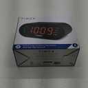 Timex T231G AM/FM Dual Alarm Clock Radio with 1.2-Inch Display and Line-in Jack (Gunmetal) (Black)