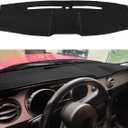 Dash Cover Dashboard Cover Pad Mat Custom Fit for Ford Mustang 2005 2006 2007 2008 2009 Cap Carpet Protector(Black) Y63