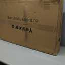 Tall Beach Chairs for Adults, 17" High Backpack Beach Chair with Wooden Armrests, 5 Positions Reclining Heavy Duty Chair with Large Cooler Pouch, Support to 350LBS Striped Blue&Green,1pack