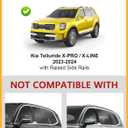 Tuyoung 300lbs Roof Rack Cross Bars Compatible with KIA Telluride 2023 2024 2025 X-PRO & X-LINE with Raised Side Rails, Lockbale Heavy Duty Anti-Theft Aluminum Roof Rails Crossbars Rooftop Cargo Bars