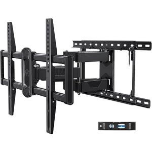 Mounting Dream UL Listed Full Motion TV Mount for Most 42-84 Inch TVs, Adjustable TV Wall Mount Swivel and Tilt, Loading 100 LBS, Max VESA 600x400mm, Fits 16", 18", 24" Studs MD2617-24K