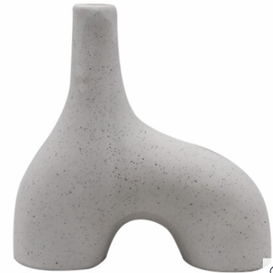 HD Designs Ceramic Vase - White