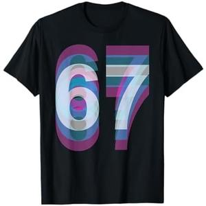 Couple Costume 67 Six Seven Meme Funny T-Shirt, Size M