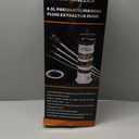 FOUR UNCLES Oil Extractor - Vacumm Fluid Extractor with Pump Tank Remover & Tubes for Oil Change and a Hose for Brake Bleeding