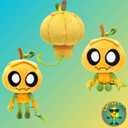 11" Gourdy Plush Stuffed Figure Pillow for Video Game Fans Room Decor