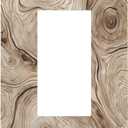 Tree Annual Rings Burl Texture Brown Wood Grain Print Decorative Outlet Covers 1 Gang Single Rocker Light Switch Cover Plate Wall Plates GFCI Faceplate for Farmhouse Bedroom Decor
