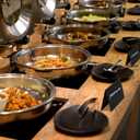 4 x 4" x 3" Mini Chalkboard Signs for Food, 28 Pack Mini Table Chalkboard Signs for Buffet, Reusable Drink and Food Signs for Buffet Display, Party and Bakery