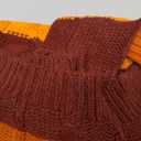 EXPAWLORER Dog Sweater - Large Dog Fall Sweaters for Dogs, Girls and Boys, Classic Turtleneck Knitwear Dog Clothes for Cold Weather, Cable Knit Dog Outfit, Coat, Pet Apparel (Orange, XL) 