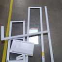 Medium Dog Door for Sliding Glass Doors, 91 7/16" to 96" Tall, 12.8" Wide, Aluminum Frame, Magnetic Seal, Perfect for Medium Pets Up to 40 lbs