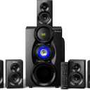 Bobtot Wireless Surround Sound System Home Theater System, 1000W Surround Speakers 8" Subwoofer 5.1/2.1 Channel Deep Bass with ARC Optical Bluetooth Karaoke Input
