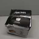 Aroma Housewares Aroma 6-cup (cooked) 1.5 Qt. One Touch Rice Cooker, White (ARC-363NG), 6 cup cooked/ 3 cup uncook/ 1.5 Qt.