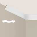 10-Pcak Ceiling Crown Molding TrimCrown Molding Total Length 40 FtLightweight High-Impact Polystyrene Decorative Ceiling MouldingCeiling Trim- Installed with Glue, White