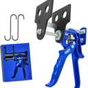 Orion Motor Tech Caliper Piston Compressor Tool, Heavy Duty Brake Caliper Compression Tool for Single Dual Quad Piston Brake Pad Replacement, Disc Brake Piston Compressor Tool for Most Cars & Trucks (Blue)