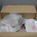 65.5" Natural Real Wood Floor Lamp with S Cluster Pull Chains Dual Switch,Wood Base Tall Lamp,Farmhouse Standing Lamp for Living Room,with Linen Shade,Floor Lamp for Living Room,Bedroom(Bulb Included) (Brown)