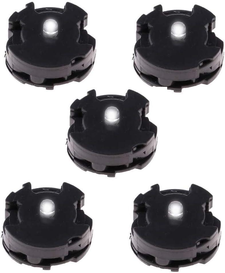 Yikko 5PCS LED Units for Gundam Models Kits, MG LED Unit Set for 00 MG GN-X Light Up Certain Models Hobby Accessories Xmas Gift for Kids (White)
