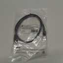 Monoprice Cat6 2ft Black Patch Cable UTP 24AWG 550MHz Pure Bare Copper Snagless RJ45 Flexboot Series Ethernet Cable