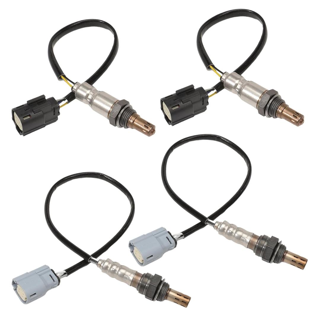 4PCS O2 Oxygen Sensor Compatible for Explorer Edge Taurus Flex Police Interceptor Sedan O2 Oxygen Sensor for Police Interceptor Utility MKX MKT Upstream and Downstream 250-241185 250241185