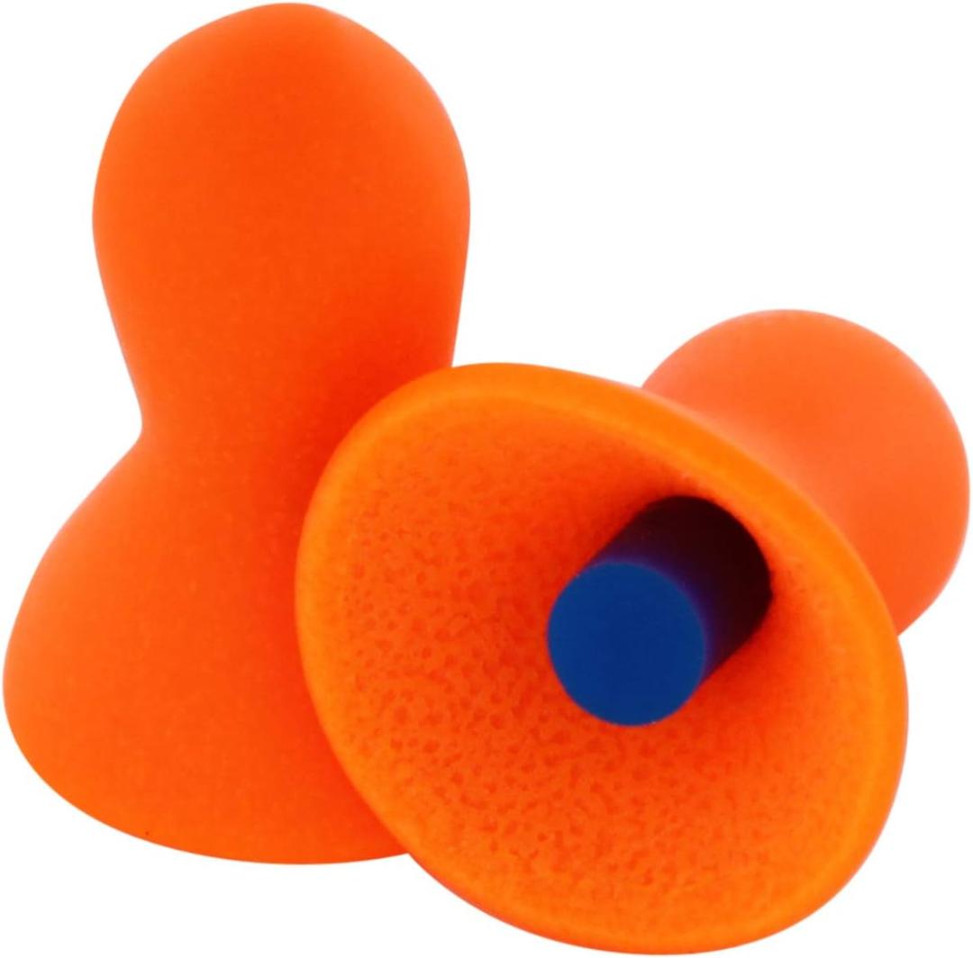 Howard Leight by Honeywell by Quiet Reusable Earplugs, 100 Pairs (QD1), Orange
