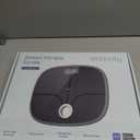 Etekcity Smart Rechargeable Scale for Body Weight, BMI, Fat, Muscle Mass, Digital Bathroom Scale with 13 Metrics, Secret Mode, Bluetooth Connect to Free Apps, Stealth Black